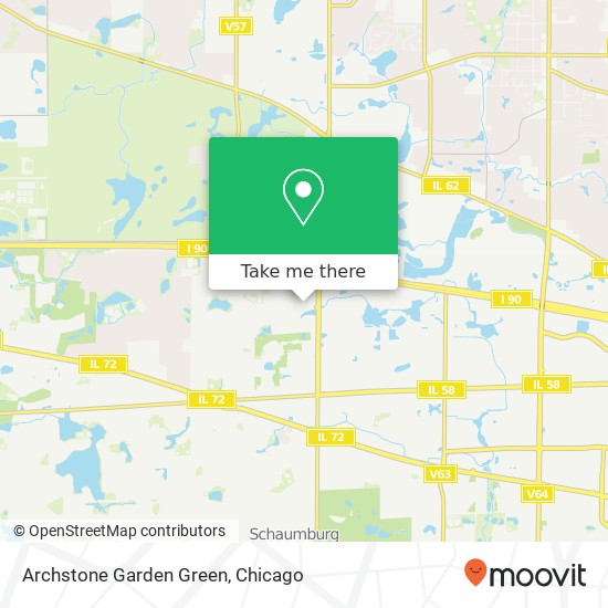 Archstone Garden Green map