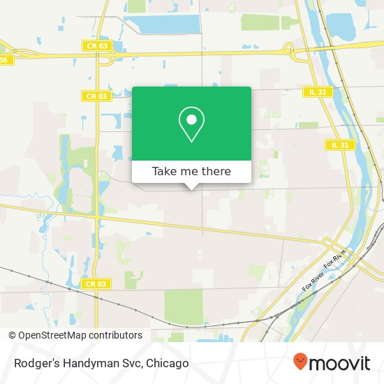 Mapa de Rodger's Handyman Svc