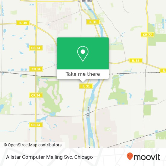 Allstar Computer Mailing Svc map