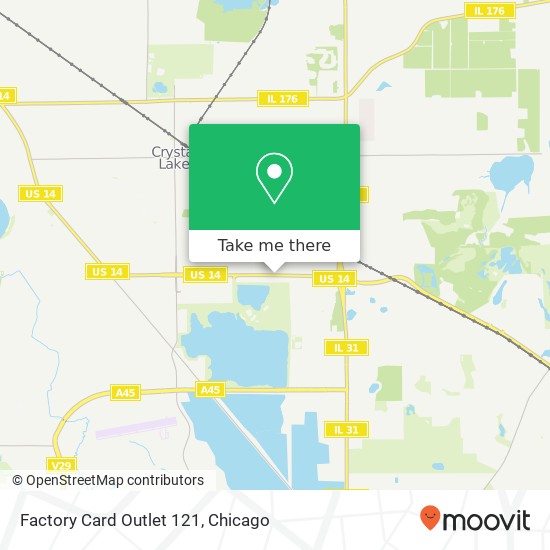 Factory Card Outlet 121 map