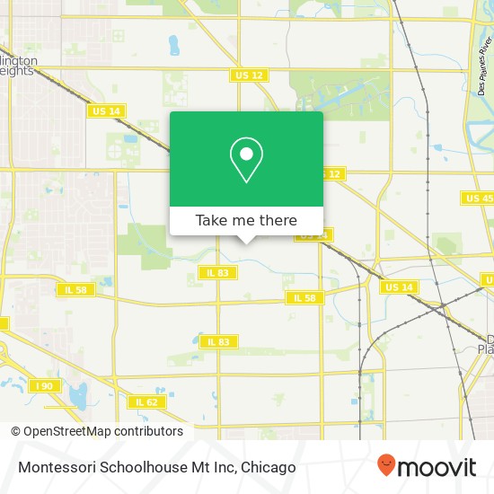 Mapa de Montessori Schoolhouse Mt Inc