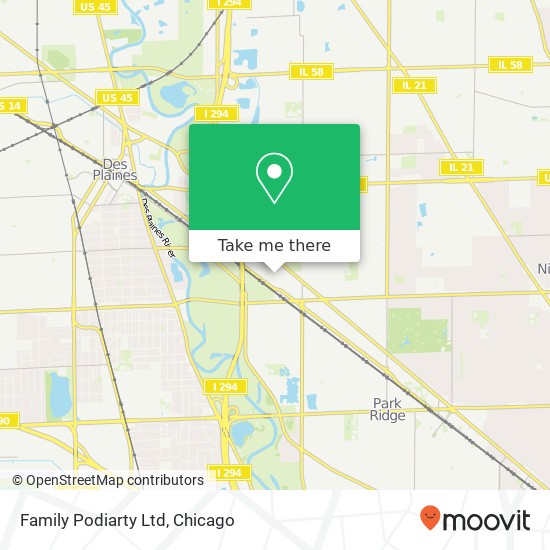 Family Podiarty Ltd map