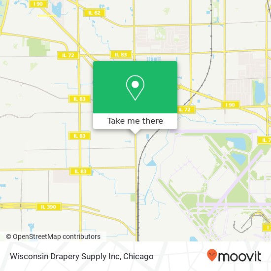 Wisconsin Drapery Supply Inc map