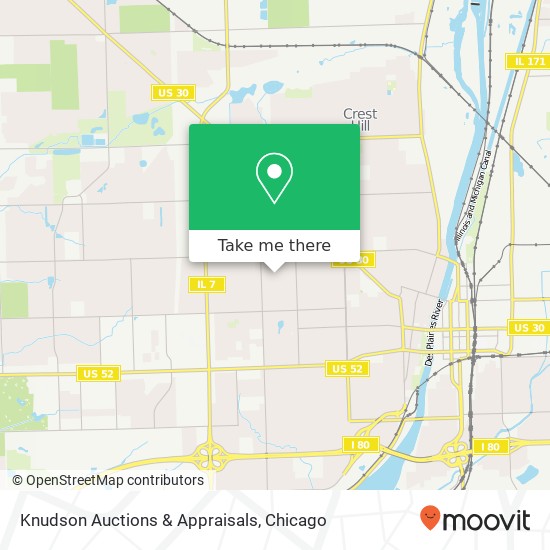 Mapa de Knudson Auctions & Appraisals