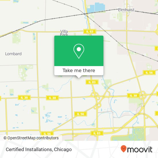 Mapa de Certified Installations