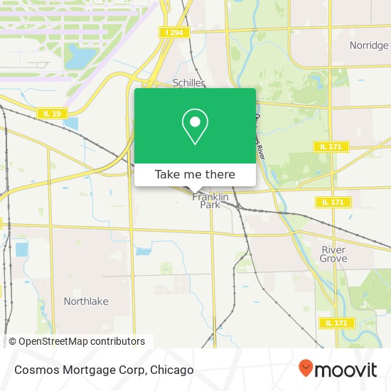 Cosmos Mortgage Corp map