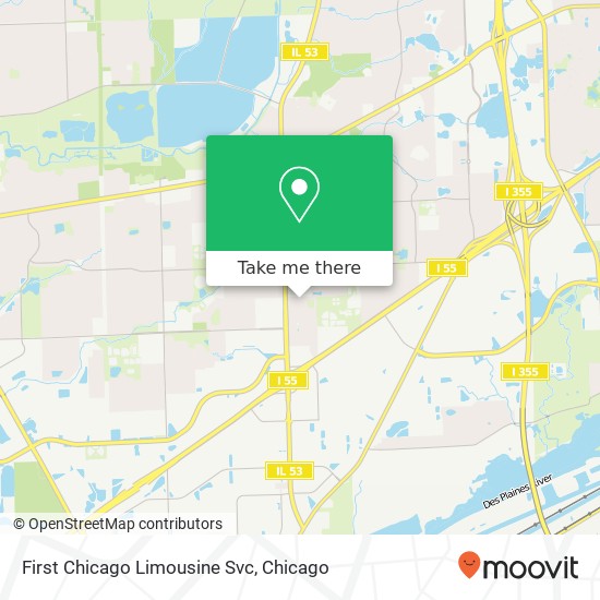 First Chicago Limousine Svc map