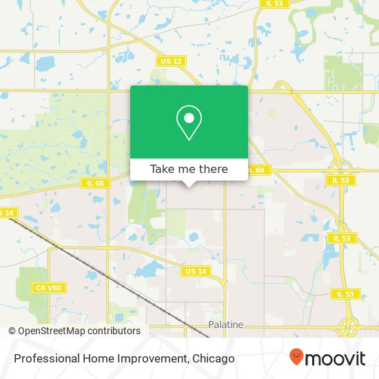 Professional Home Improvement map