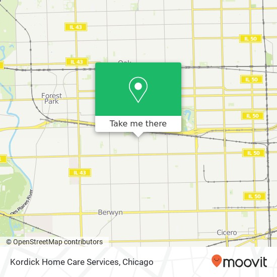 Mapa de Kordick Home Care Services