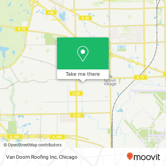 Mapa de Van Doorn Roofing Inc