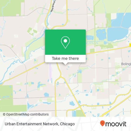 Mapa de Urban Entertainment Network