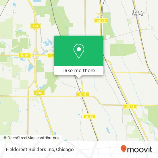 Fieldcrest Builders Inc map