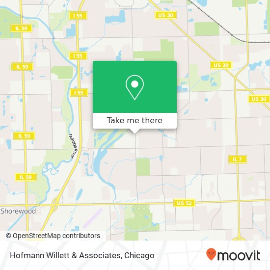Mapa de Hofmann Willett & Associates
