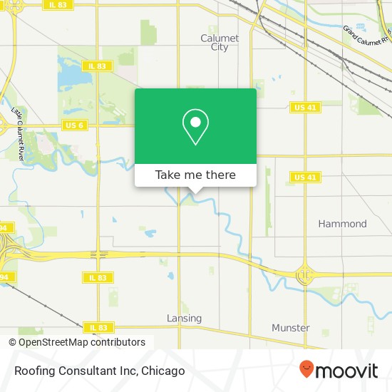 Roofing Consultant Inc map