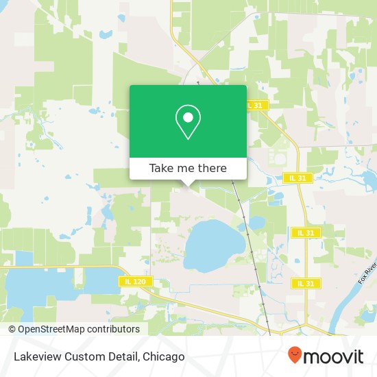 Lakeview Custom Detail map