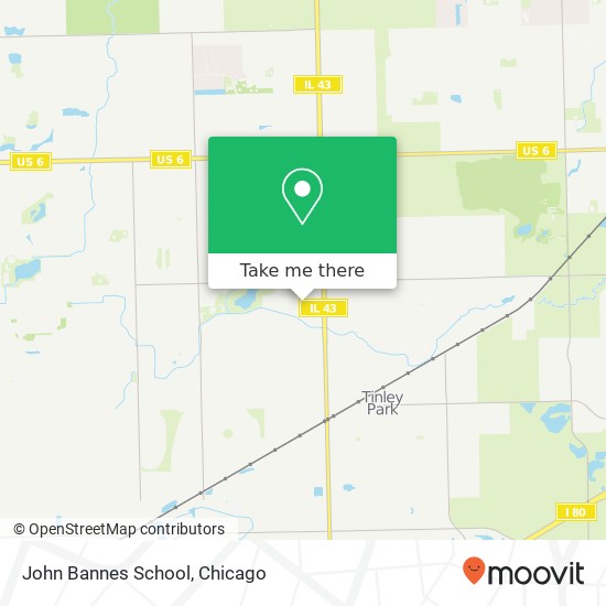 Mapa de John Bannes School