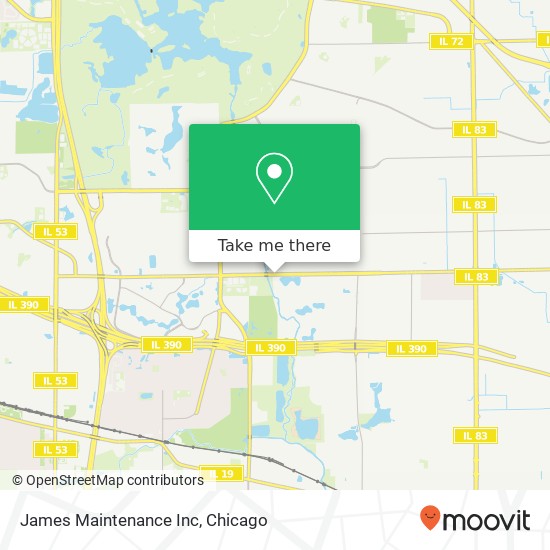 Mapa de James Maintenance Inc