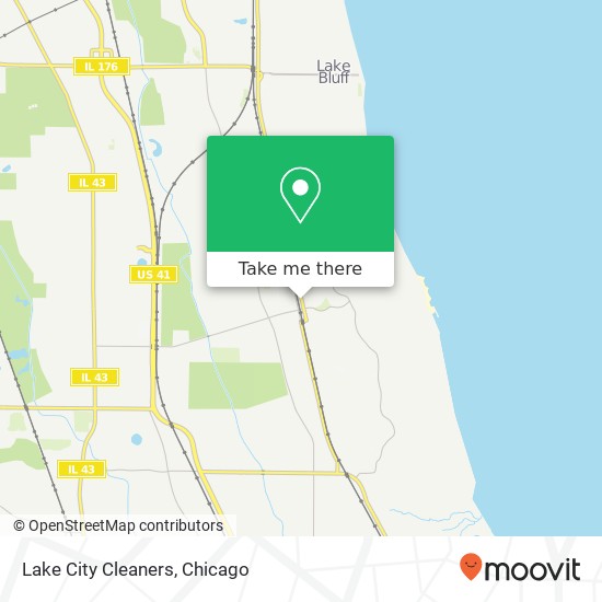 Lake City Cleaners map