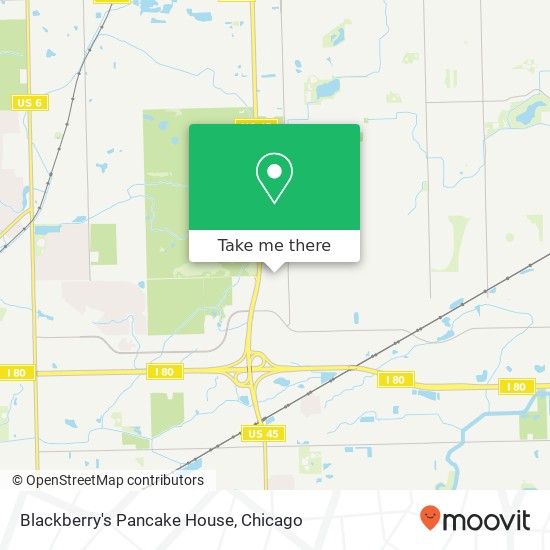 Blackberry's Pancake House map