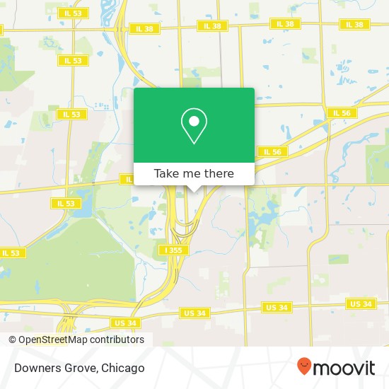 Downers Grove map