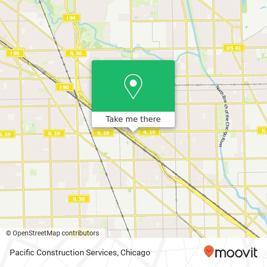 Pacific Construction Services map