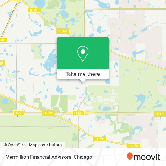 Vermillion Financial Advisors map