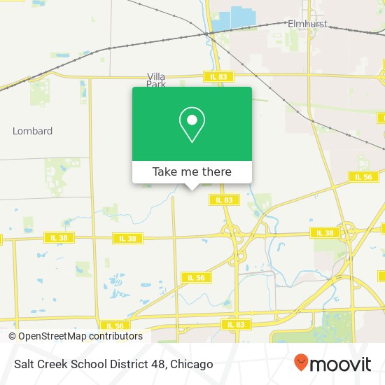 Mapa de Salt Creek School District 48