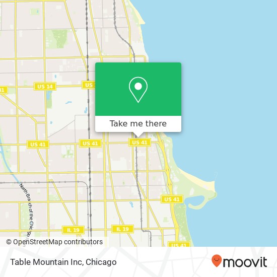 Table Mountain Inc map