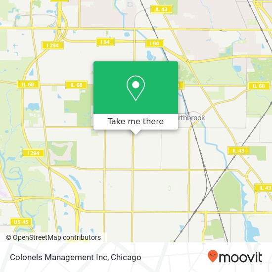 Colonels Management Inc map