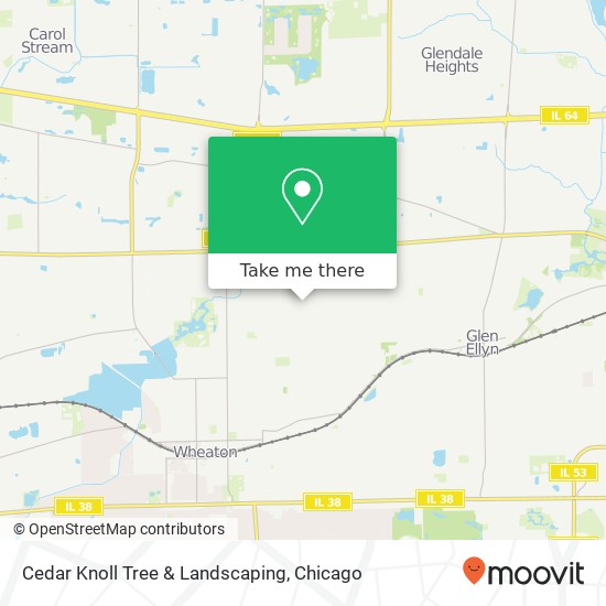 Cedar Knoll Tree & Landscaping map