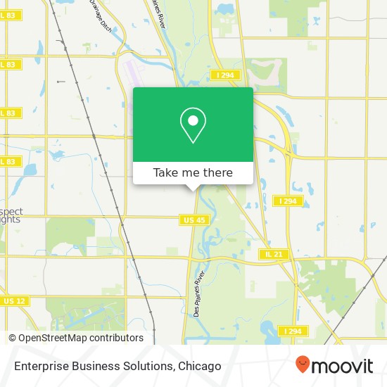 Enterprise Business Solutions map