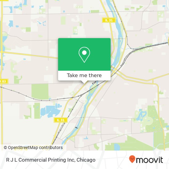 R J L Commercial Printing Inc map