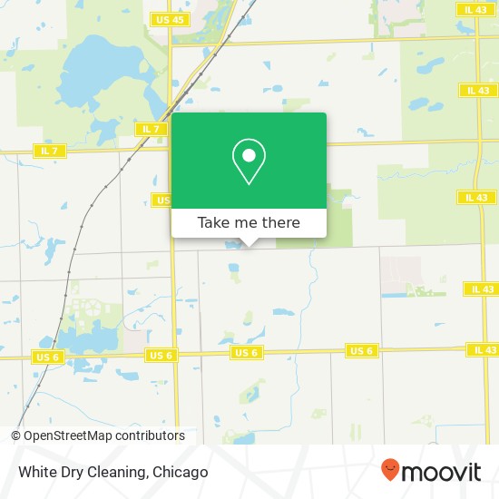 White Dry Cleaning map