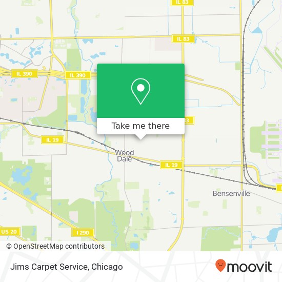 Mapa de Jims Carpet Service