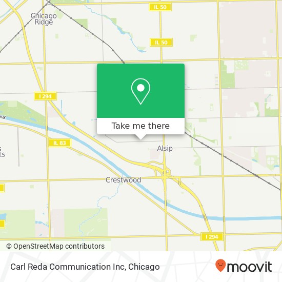 Carl Reda Communication Inc map