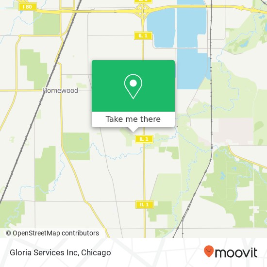 Gloria Services Inc map