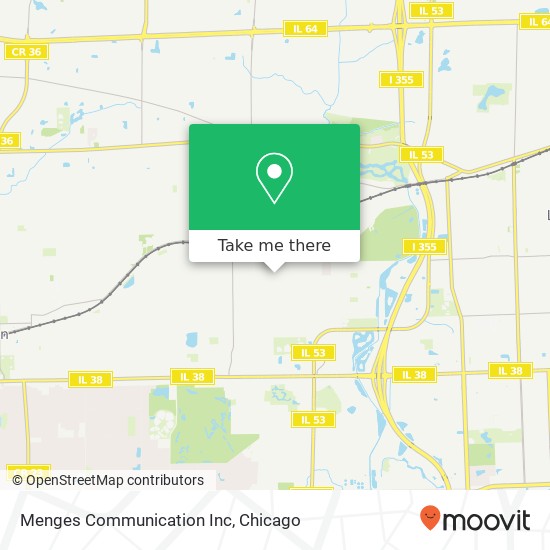 Menges Communication Inc map