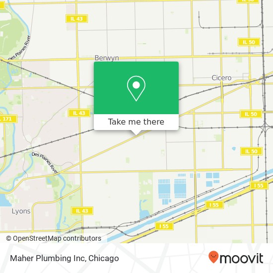 Mapa de Maher Plumbing Inc