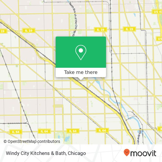 Windy City Kitchens & Bath map