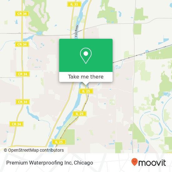 Premium Waterproofing Inc map