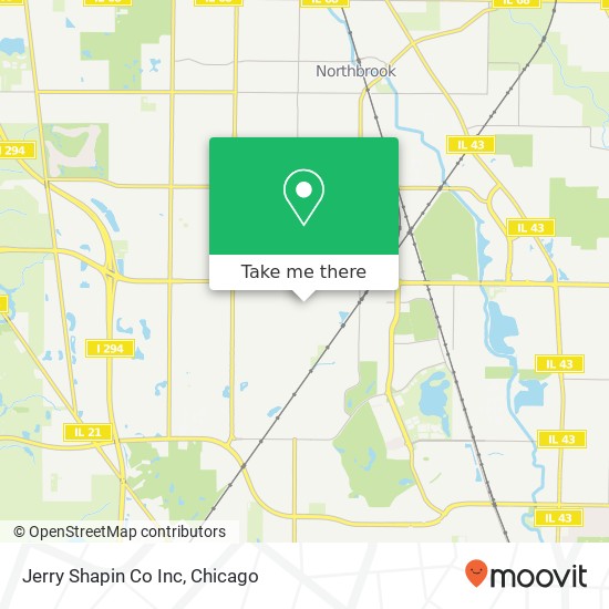 Jerry Shapin Co Inc map