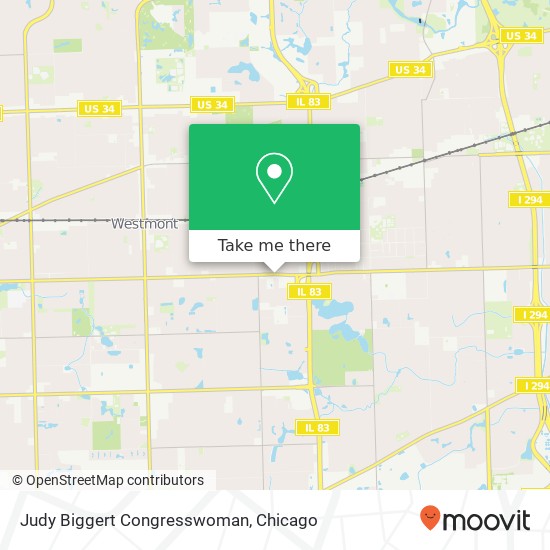 Mapa de Judy Biggert Congresswoman