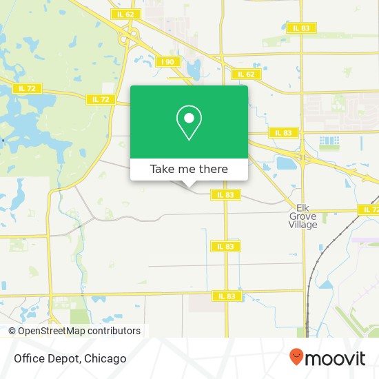 Office Depot map