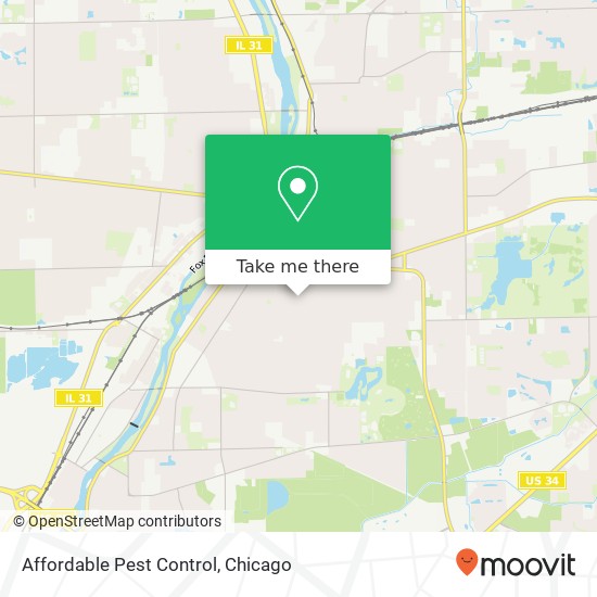 Affordable Pest Control map