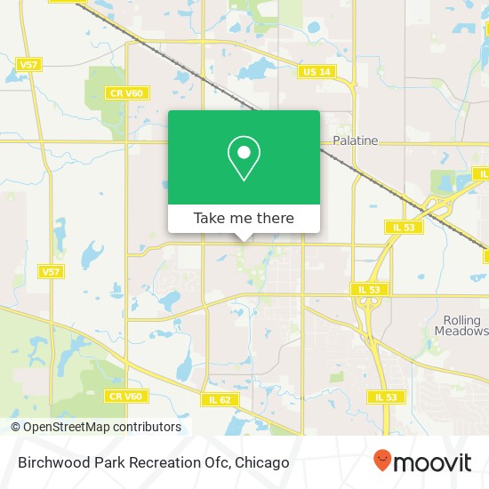 Birchwood Park Recreation Ofc map