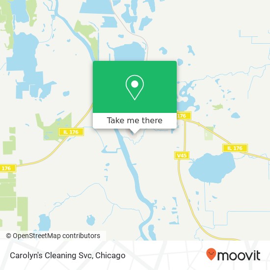 Carolyn's Cleaning Svc map