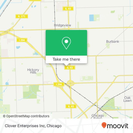 Mapa de Clover Enterprises Inc