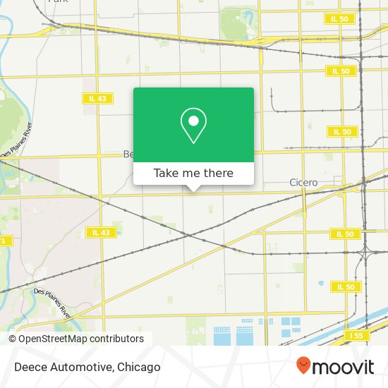 Deece Automotive map