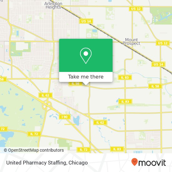 Mapa de United Pharmacy Staffing