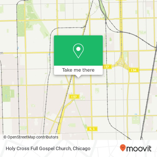 Mapa de Holy Cross Full Gospel Church